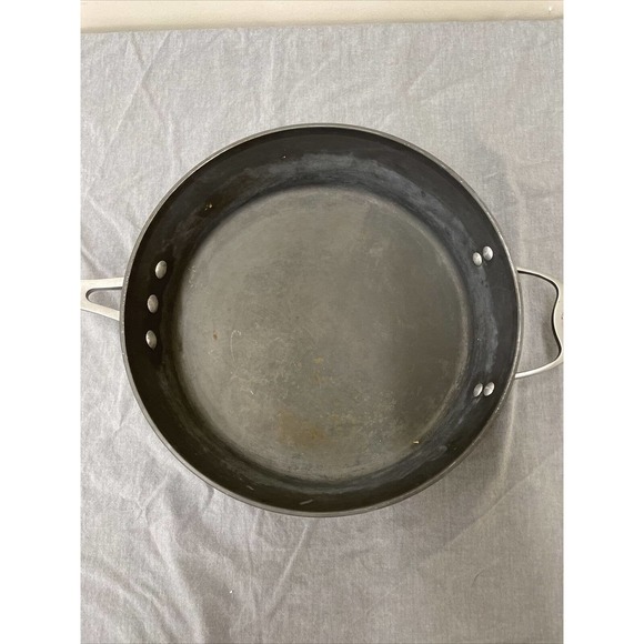 Calphalon #5005 Stainless Steel Clad 5 Quart 12.5" Induction Pan w/Lid FS Chrty - Picture 8 of 12